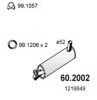 VOLVO 1219849 Front Silencer